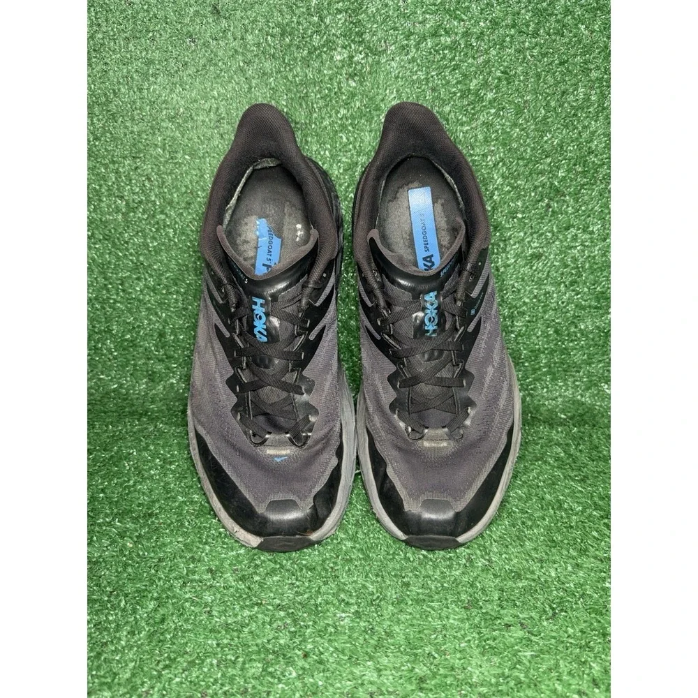 Hoka One One Speedgoat 5 Gore-Tex Mens Size 12 Black Comfort Shoes Trail Sneaker